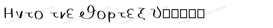 Into the Vortex字体转换